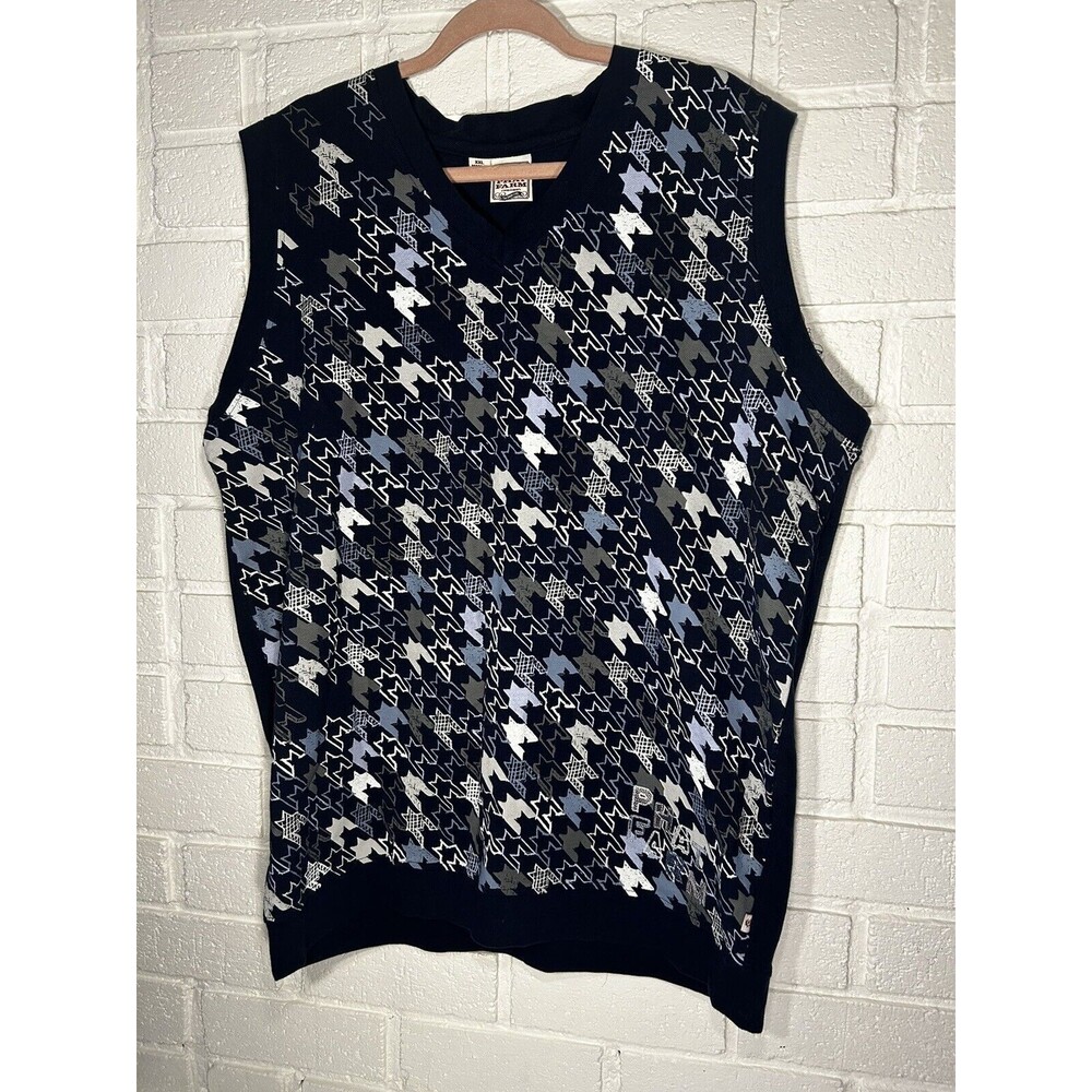 Phat Farm Sweater Vest Houndstooth XXL Vintage